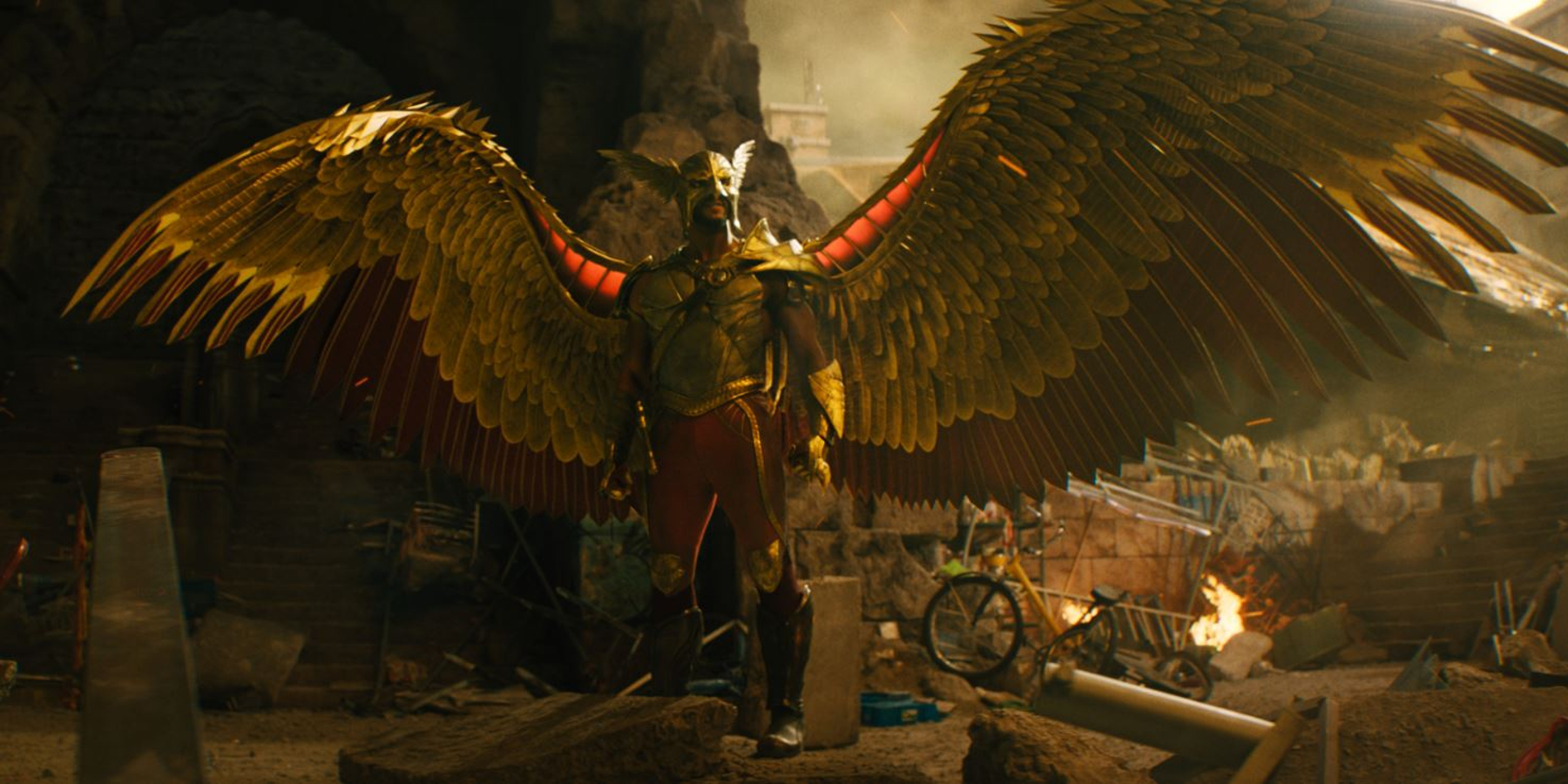 Aldis Hodge as Hawkman in Black Adam (2022)